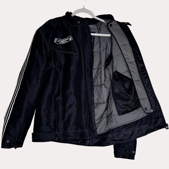 Legend Tungsten Riding Spirit Mens Motorcycle Jacket Black US 38 M bv - Picture 6 of 9